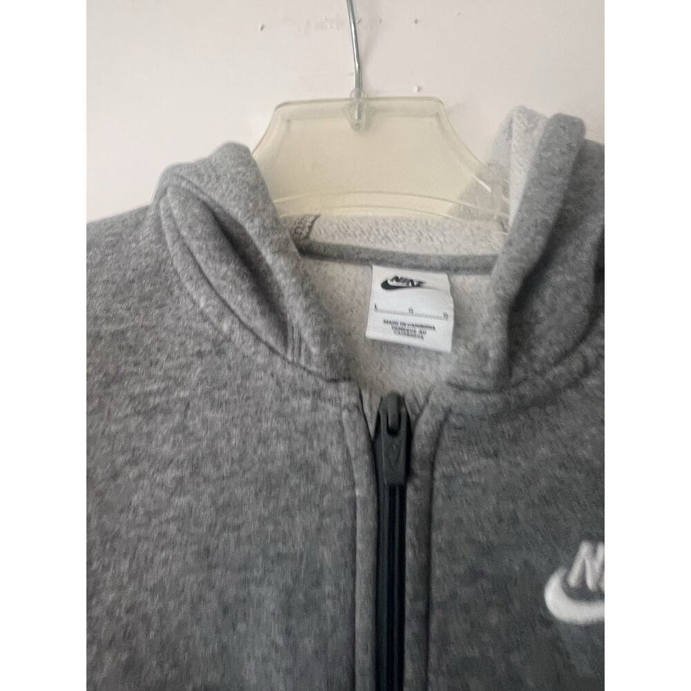 Nike Sportswear Club Fleece Full-Zip Hoodie in grey Youth Large